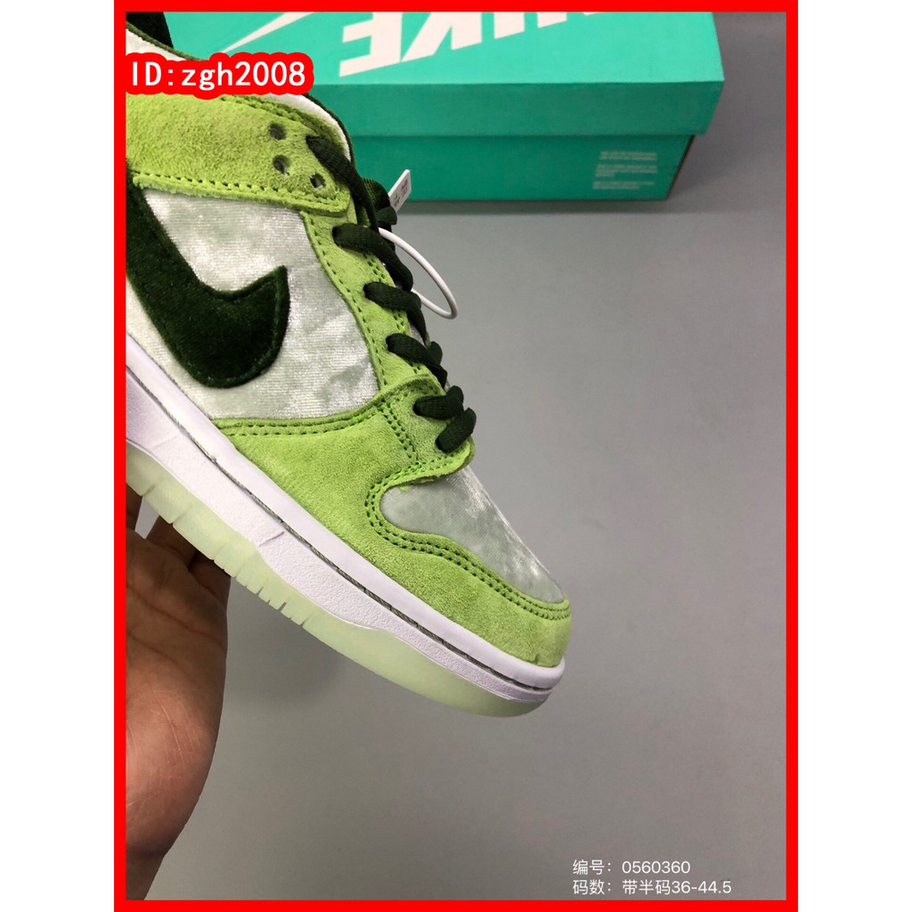 [Zgh2008] Giày thể thao màu xanh lá cây Nike_dunk sb