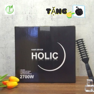 Máy sấy tóc cao cấp Holic công suất 2700W + Tặng kèm lược sấy chaoba & bông tắm than tre