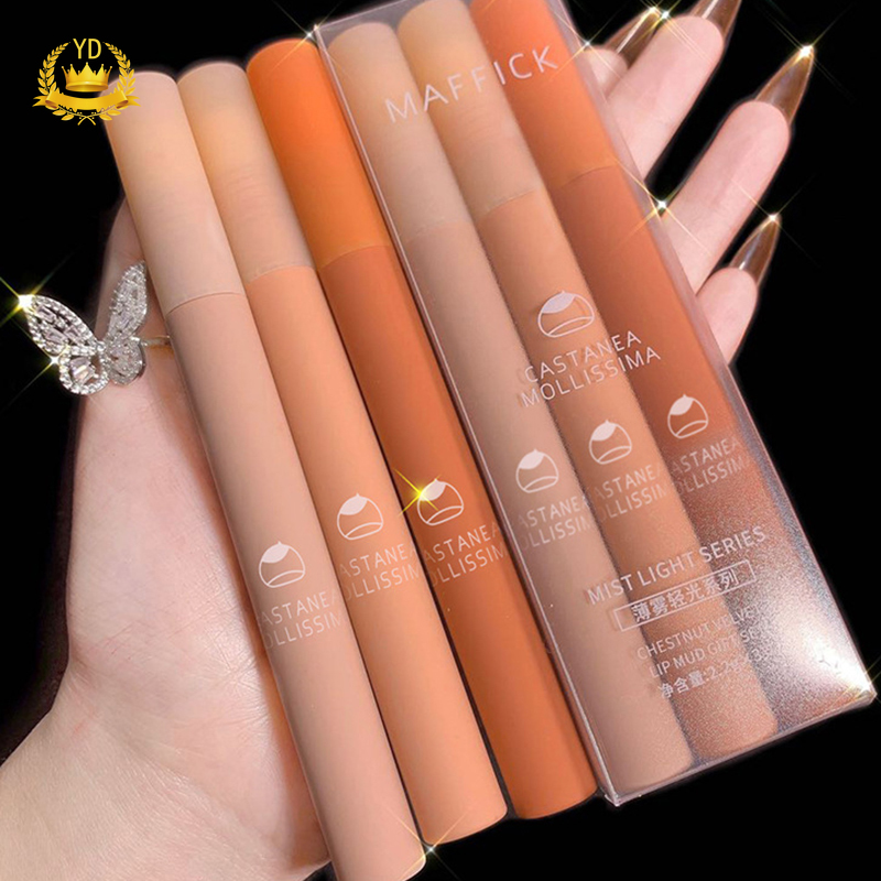 (Hàng Mới Về) Hộp Son Môi Trang Điểm Màu Nhung Mờ Dành Cho Học Sinh | BigBuy360 - bigbuy360.vn