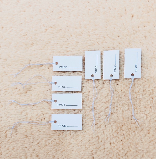 Tag ghi giá trang sức phụ kiện