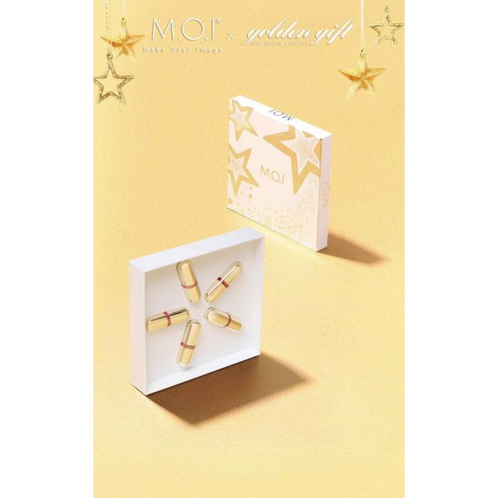 Bộ sưu tập Son thỏi lì mini M.O.I Golden Gift Hồ Ngọc Hà | BigBuy360 - bigbuy360.vn