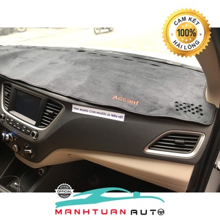 Thảm taplo xe hyundai accent 2018- 2020, 2021, 2022 chất liệu nhung cao cấp