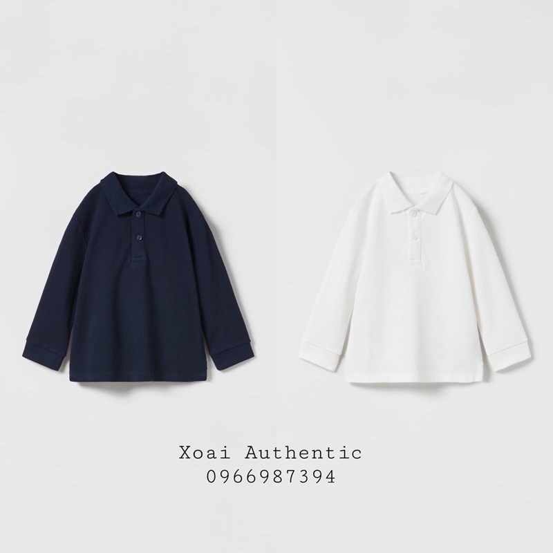 Áo polo dài tay cho bé Zara Auth