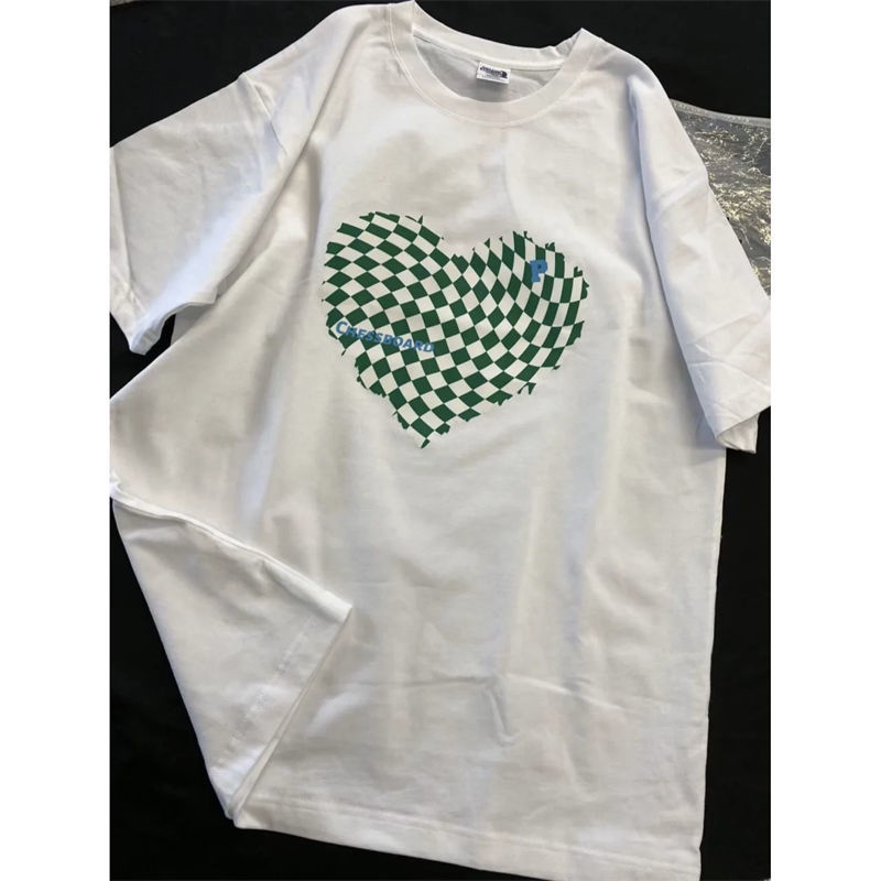 Áo Thun 100% Cotton Tay Ngắn Phong Cách Hàn Quốc Thời Trang Mùa Hè 2022 Cho Nữ