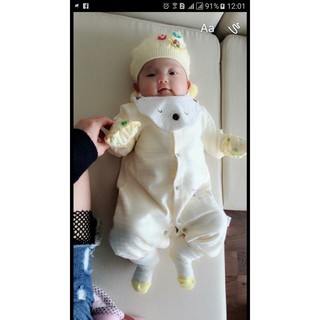 Body cotton cúc 0-12m