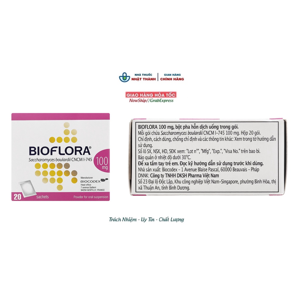 Men Vi Sinh BIOFLORA 100mg