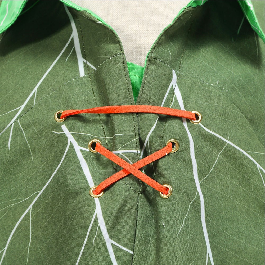 Bộ Đồ Hóa Trang Nhân Vật Peter Pan Màu Xanh Lá Cây Cho Bé Dịp Halloween