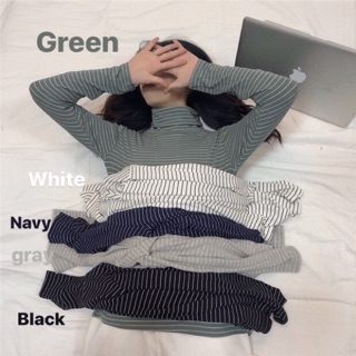 Order áo thun/ len giữ nhiệt kẻ ngang - nhiều mẫu