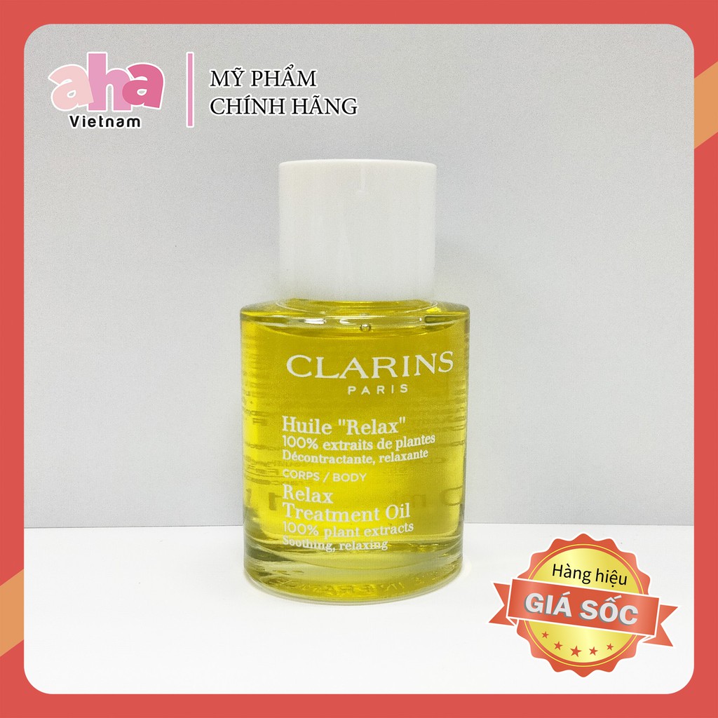 Tinh dầu massage thư giãn cơ thể Clarins Relax Body Treatment Oil 100ml