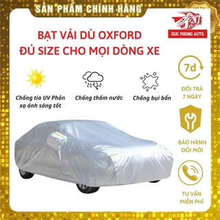Bạt phủ xe ô tô vải dù oxford, bạt phủ xe chống nóng chống mưa, chống xước xe ducphongauto