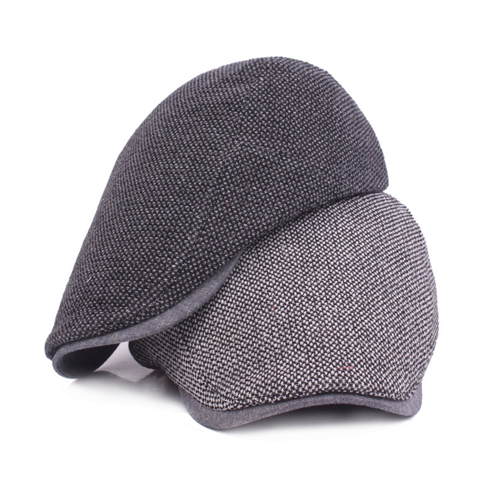 Mũ Nồi Cotton Phong Cách Retro Cho Đàn Ông Trung Niên