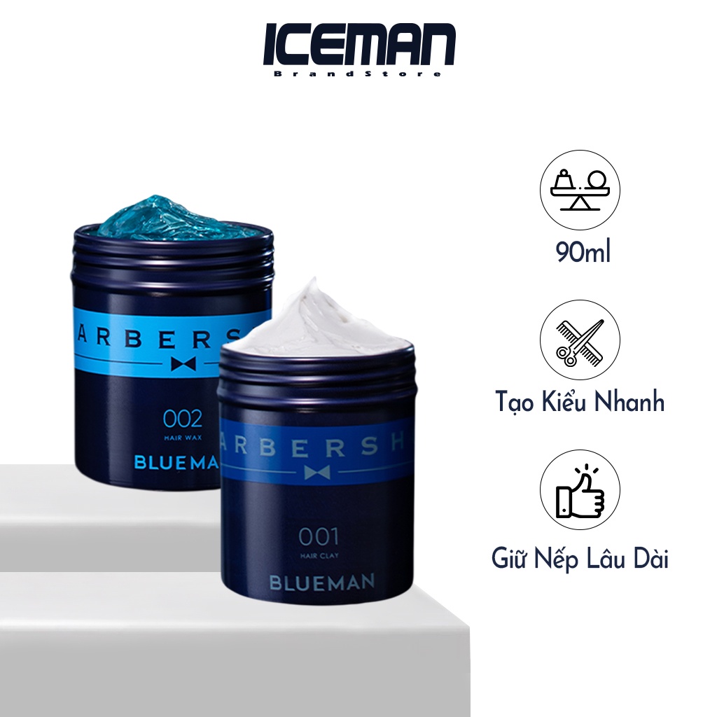 Sáp Vuốt Tóc & Gel Vuốt Tóc Nam BLUEMAN Tạo Kiểu Siêu Nhanh, Giữ Tóc Luôn Vào Nếp