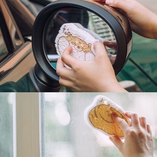 Miếng Bọt Biển Rửa Chén Dễ Thương Có Nút Hít Mạnh