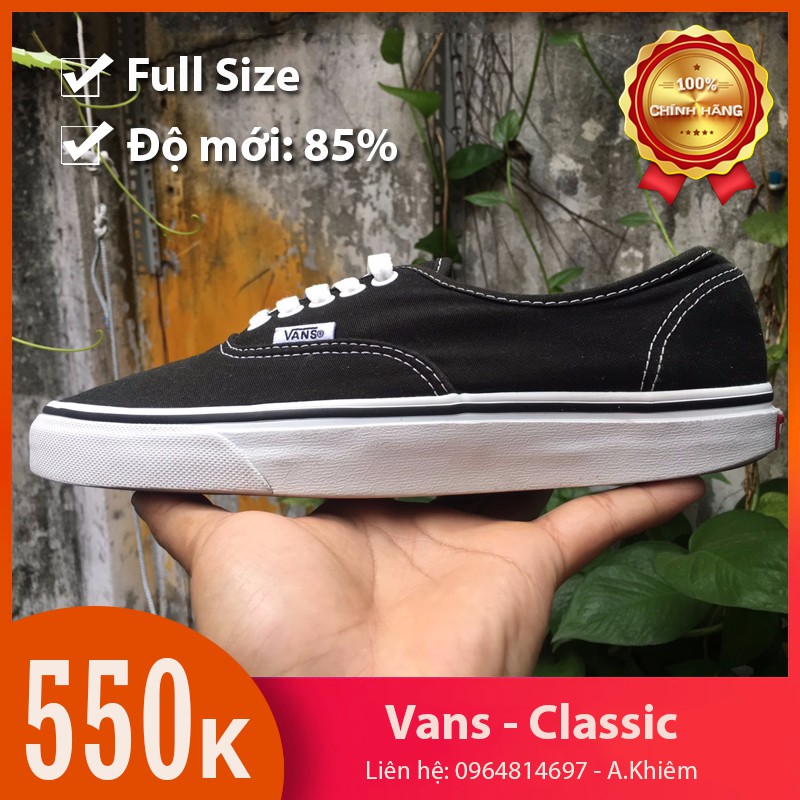 Giày Vans-Classic 2hand chính hãng (giày cũ đã qua sử dụng) | inbox shop để chọn Size