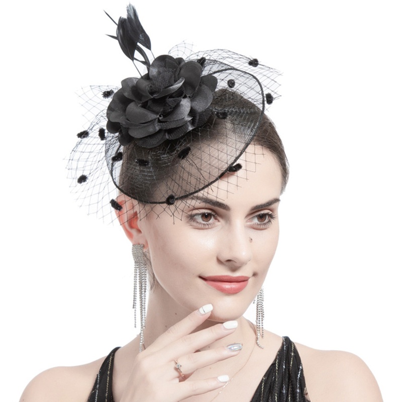 Cài Tóc Đính Lông Vũ Hóa Trang Halloween Dành Cho Nữ