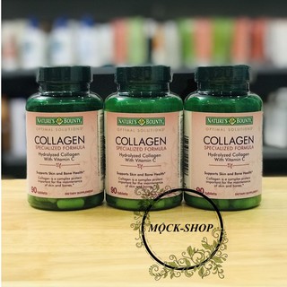 Viên uống Collagen Nga 90 viên – Collagen Thủy phân nature’s bounty collagen specialized formula của nga