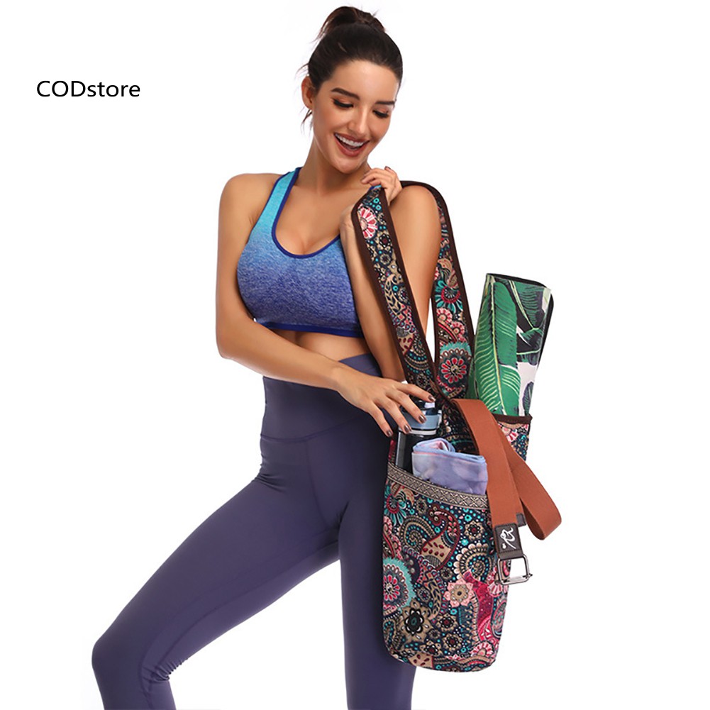 Túi Đựng Thảm Tập Yoga Bằng Vải Canvas Tiện Dụng Chất Lượng Cao