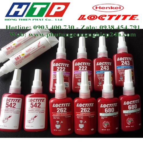 Keo dán làm kín ren loctite 542-50ml