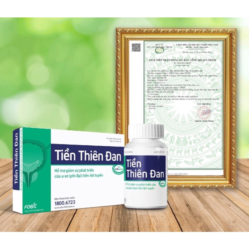 Tiền Thiên Đan (Nam giới bị hoặc có nguy cơ bị u xơ (phì đại) tiền liệt tuyến, tiểu đêm,tiểu nhiều lần,tiểu rắt,tiểu khó