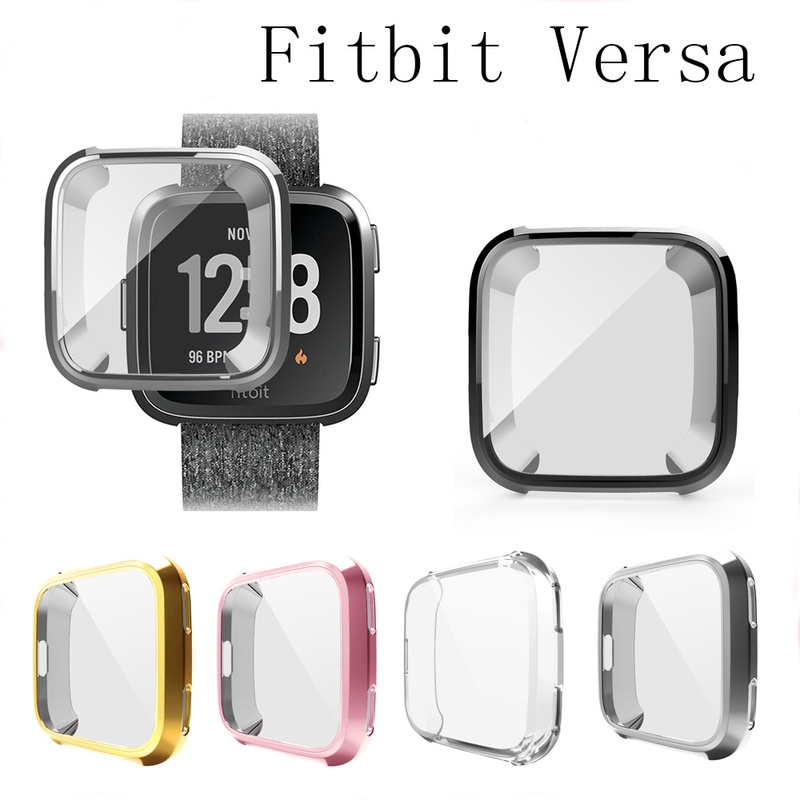 Ốp lưng silicon kiểu dáng đơn giản sang trọng dành cho đồng hồ thông minh Fitbit versa