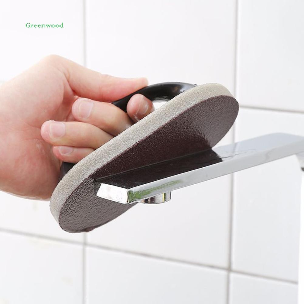 Miếng Bọt Biển Cầm Tay Phối Lớp Chà Nhám Dùng Để Chùi Nồi Chảo / Mài Sắt Lưỡi Dao Đa Năng