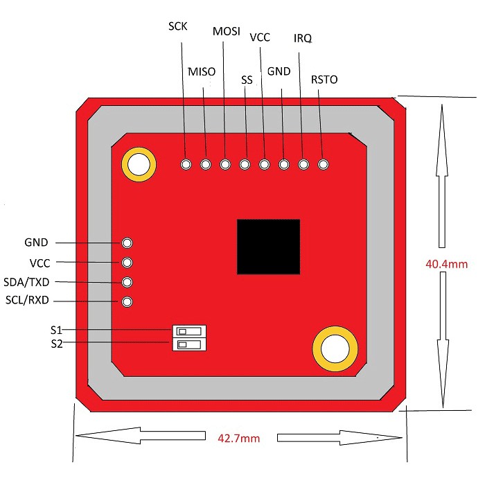 Module RFID NFC PN532  Giao tiếp trường gần ứng dụng NFC