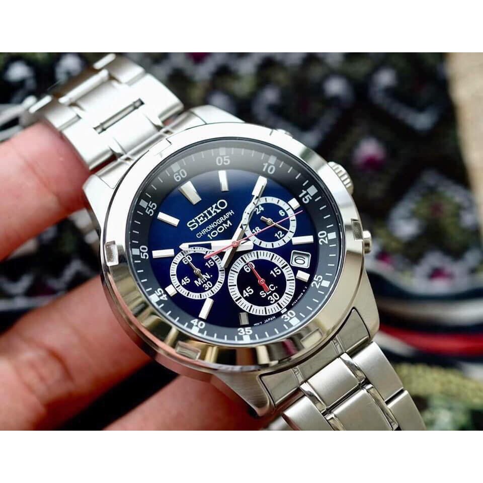 Đồng hồ nam Seiko SKS603P1 - Máy Quartz Japan - Mặt kính cứng - Chức năng bấm giờ thể thao