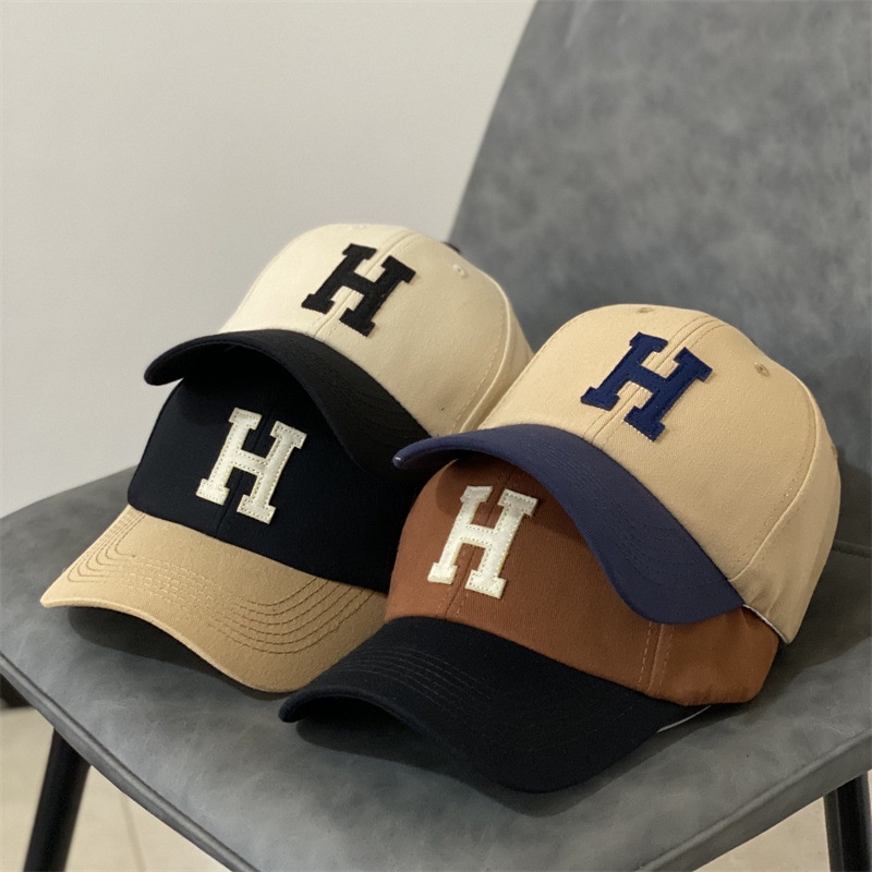 Mũ lưỡi trai ❤️ Nón thêu chữ H phong cách Ulzzang form unisex nam nữ