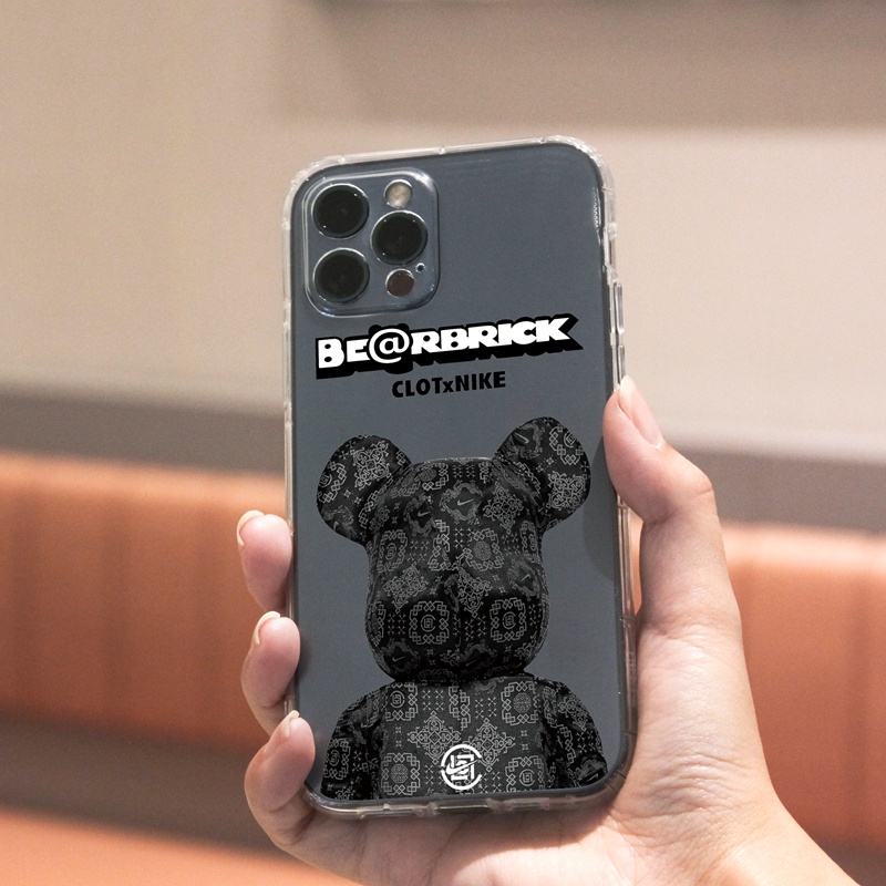 Ốp lưng iphone Ốp điện thoại Suntaiho bằng TPU trong suốt chống rơi họa tiết gấu cho IPhone 13 12 11 Pro Max X Xs Max XR 8 7 6 6S Plus