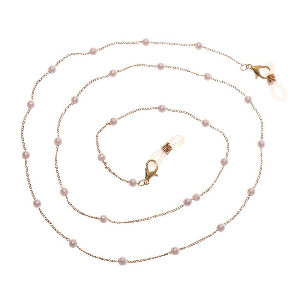 Dây Đeo Mắt Kính Đính Hạt Kim Loại Thời Trang Cho Nữ