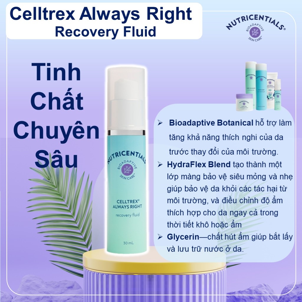 Tinh Chất Dưỡng Da Nuskin Celltrex Always Right Recovery Fluid 30ml