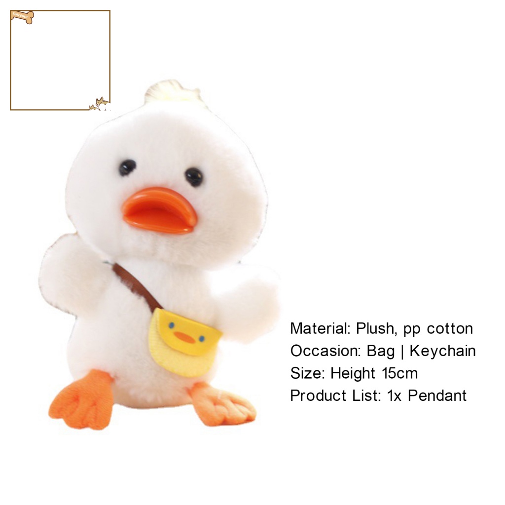 Móc Khóa Hình Vịt Hoạt Hình Dễ Thương