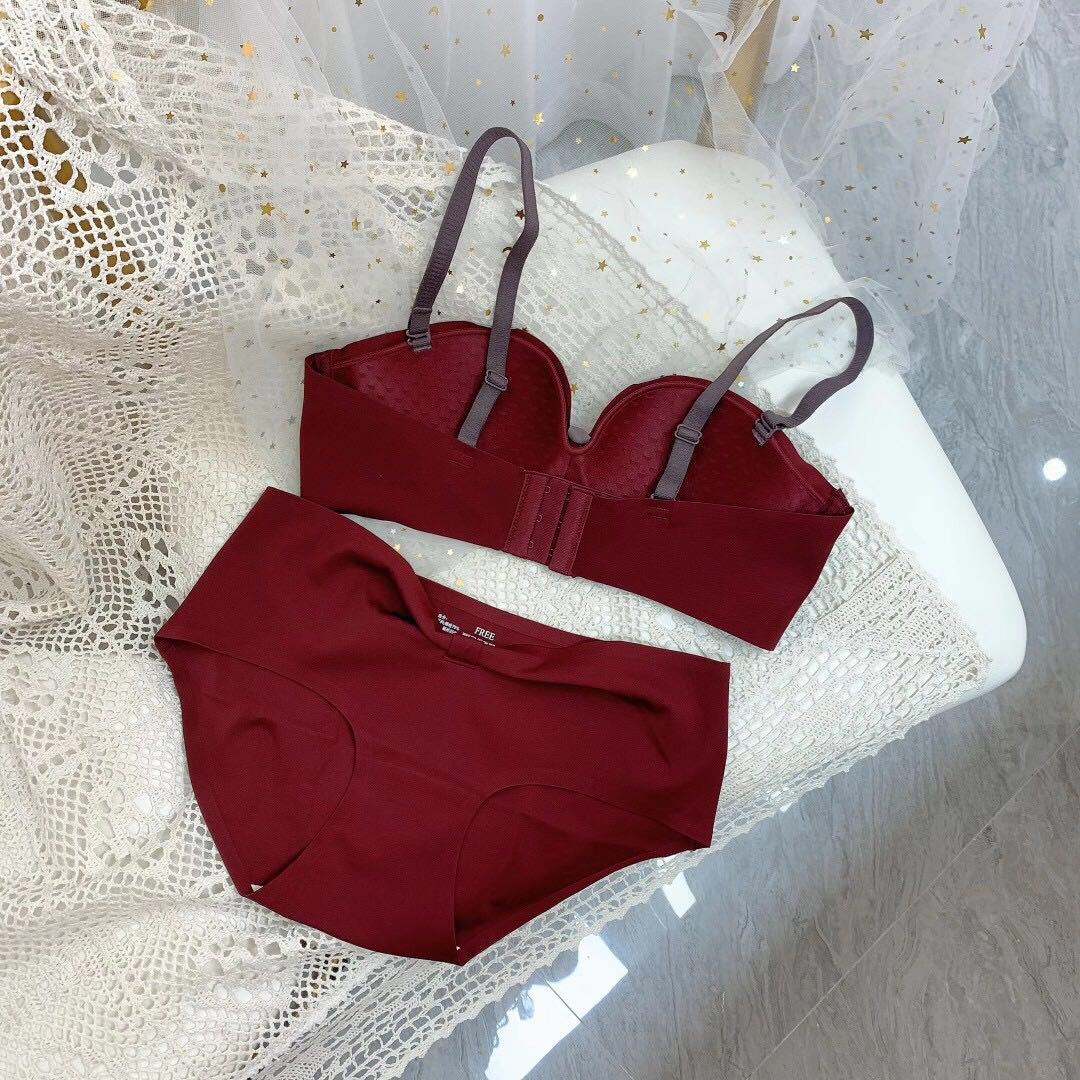 Set Áo Ngực Không Dây + Quần Lót Cùng Màu | BigBuy360 - bigbuy360.vn