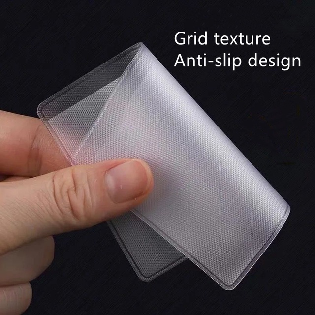 Bao đựng thẻ ATM/ thẻ từ bằng PVC trong mờ mặt nhám chặn sóng RFID