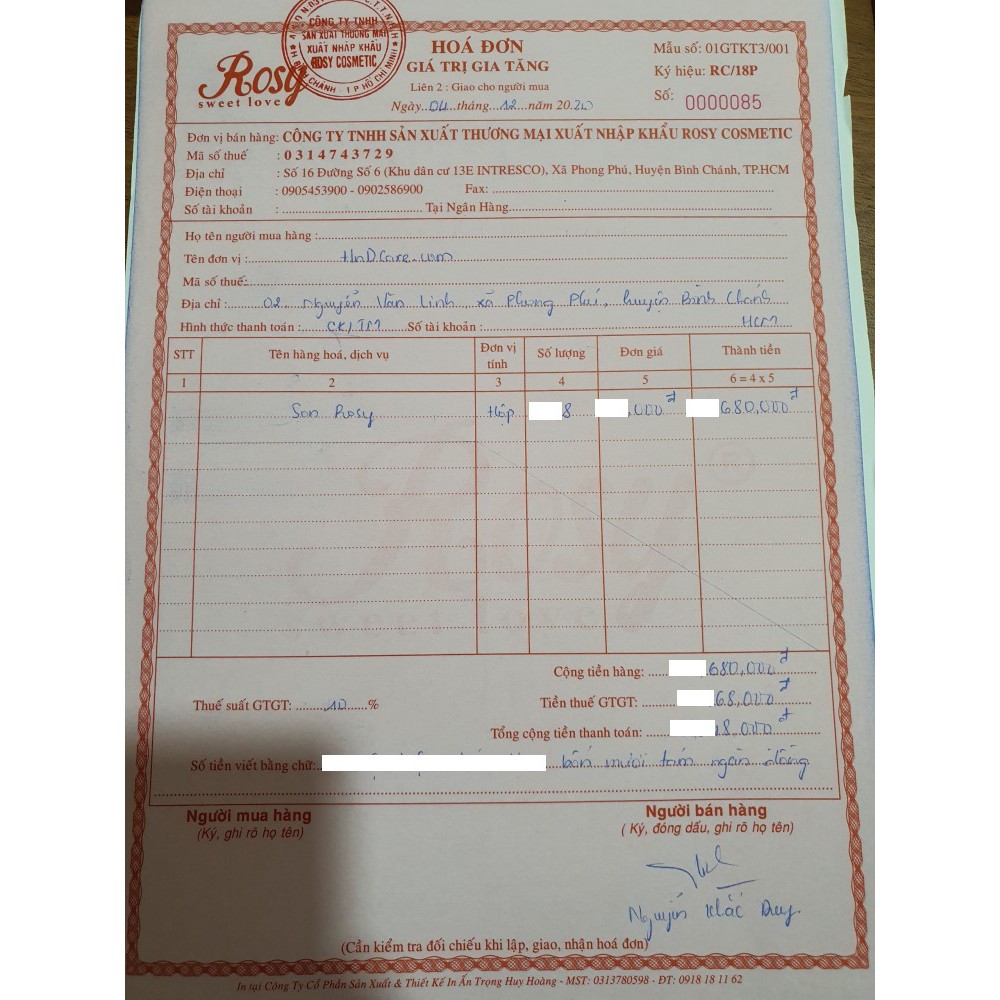 SON SÁP ROSY SWEET LOVE, SIÊU LÌ KHÔNG CHÌ