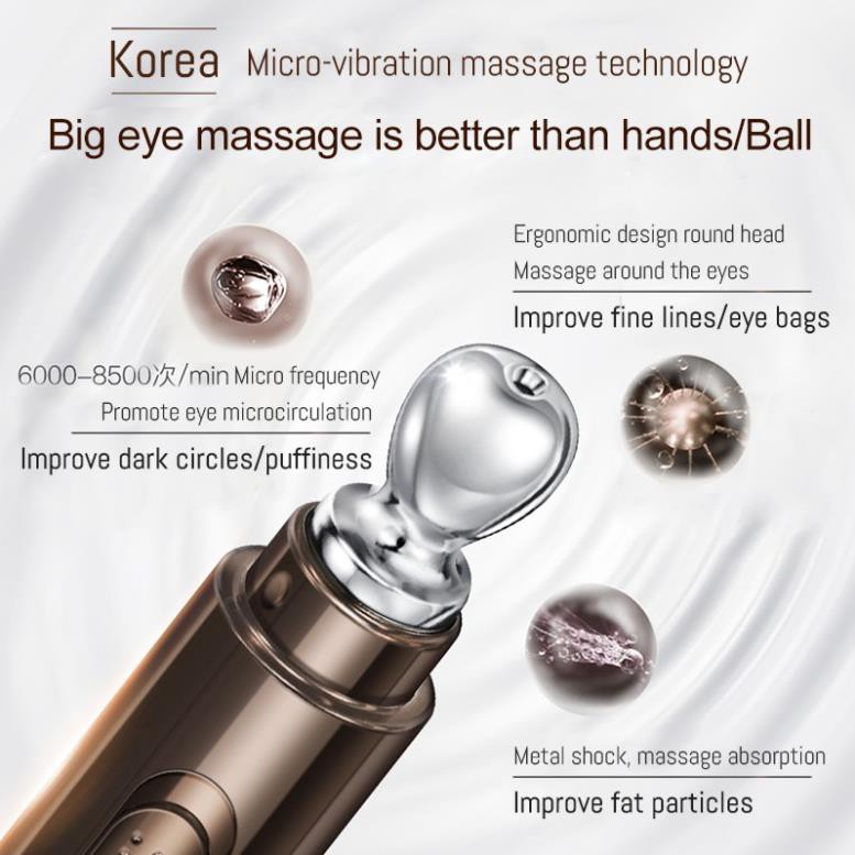 Máy Massage Mắt 💕FREESHIP💕 Kèm Dưỡng Mắt Sử Dụng Rung Tần Số Cao Xóa Thâm Quầng Nâng Da Vùng Mắt | BigBuy360 - bigbuy360.vn