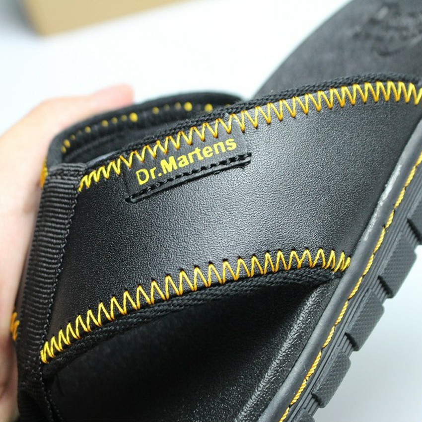 Dép Da Nam Quai Kẹp Dr Martens Athens Thong Thailan Da Bò Đế Doctor Full Box Dr6