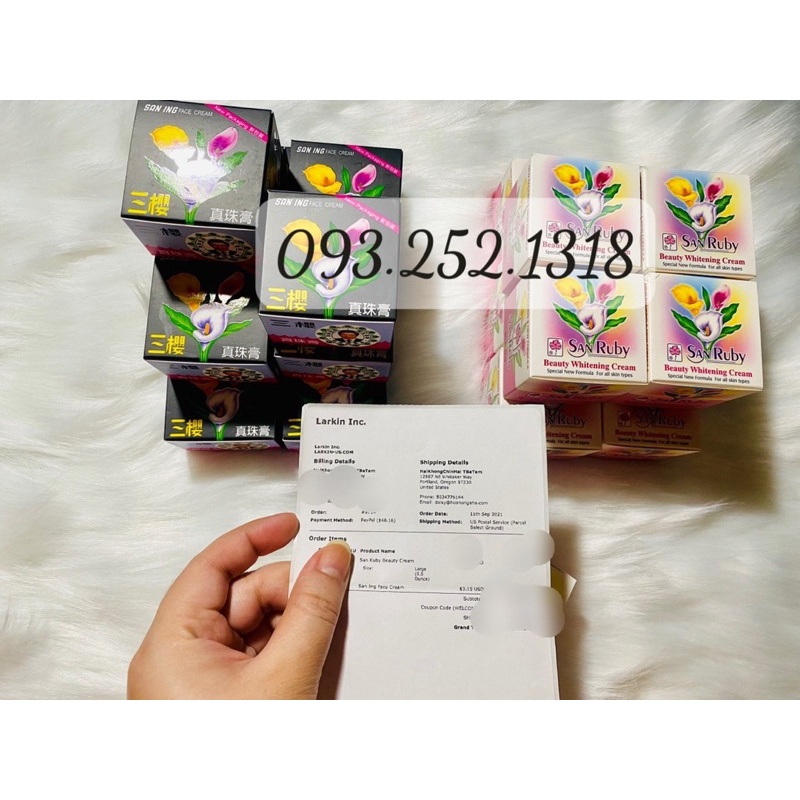 Kem Hoa Lan Hồng - San RuBy - mẫu mới 2023