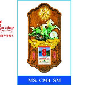 LỊCH 3D SONG MÃ NGỌC MẪU 2  MS: CM4_SM