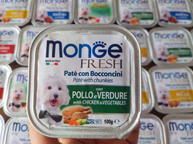 Pate Monge thịt tươi hảo hạn cho chó- hộp 100g