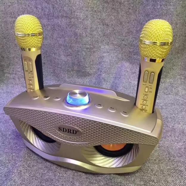 Mic hát karaoke kèm loa bluetooth SD-306 [PHÊ LẮM LUÔN]