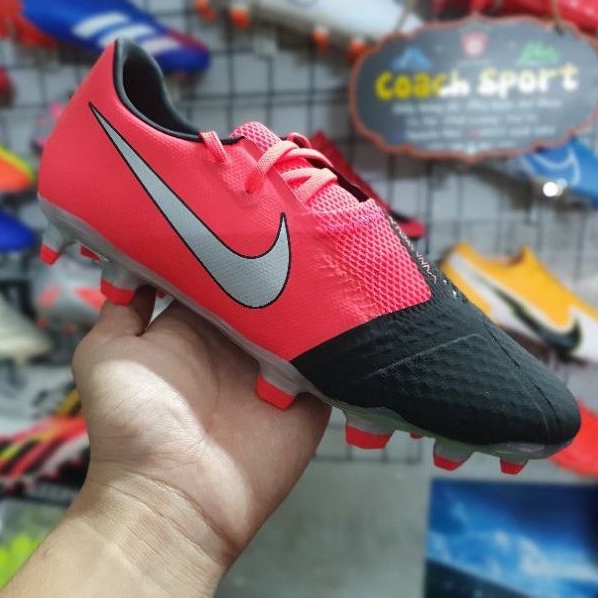 Giày bóng đá Phantom Academy FG màu đỏ đen