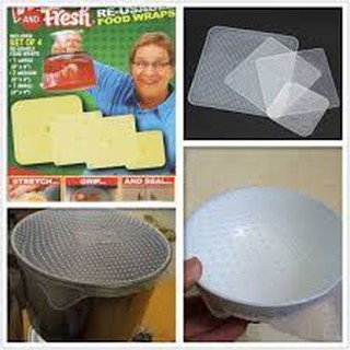 Màng bọc thực phẩm silicon 4 miếng