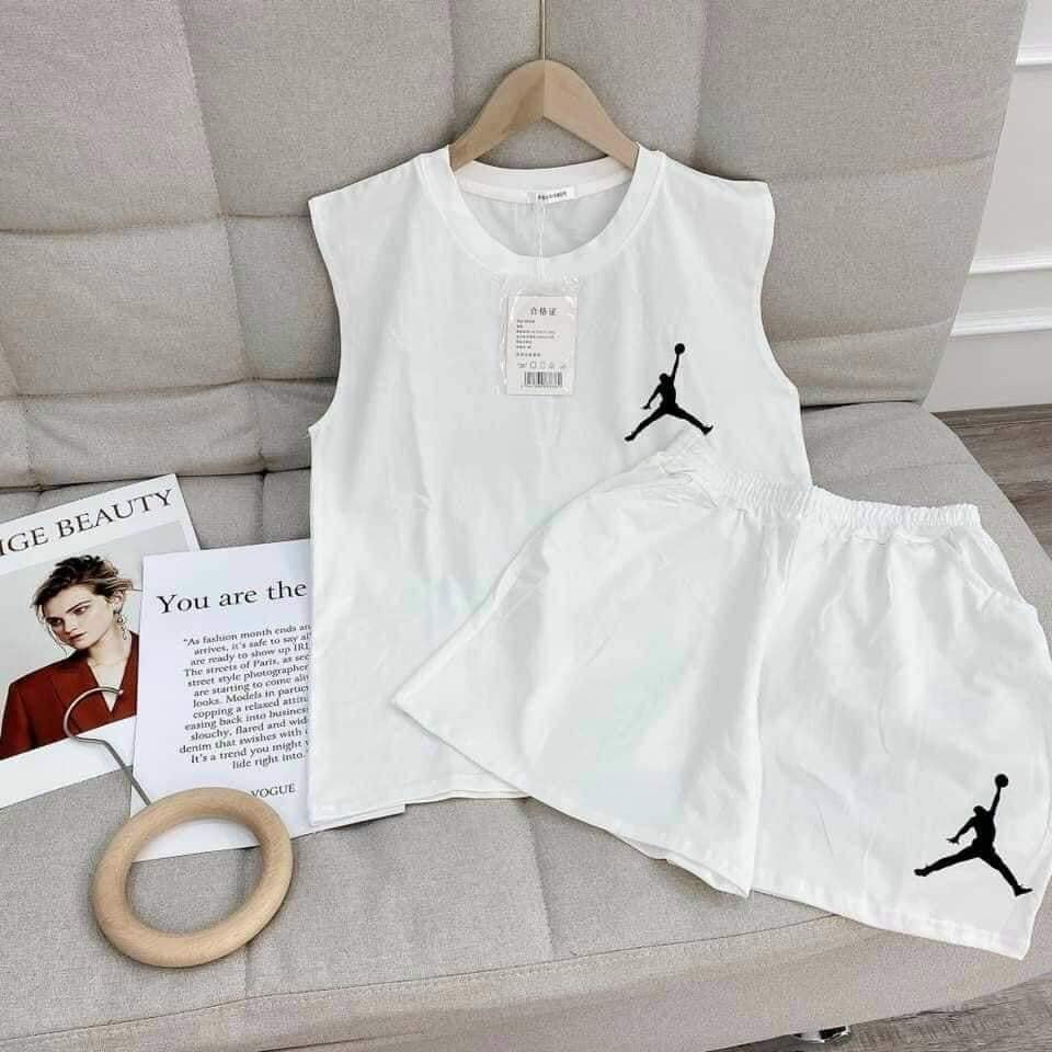 Set ba lỗ cotton nữ