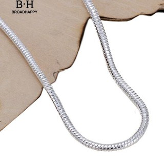 Silver Plated 3mm Snake Chain Bangle Lobster Clasp Bracelet