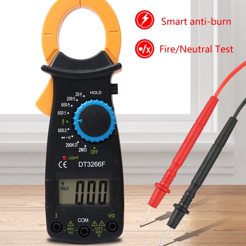 Kẹp Kiểm Tra Dòng Điện AC DC / Số Điện AC Kỹ Thuật Số Tự Động Cho Gia Đình