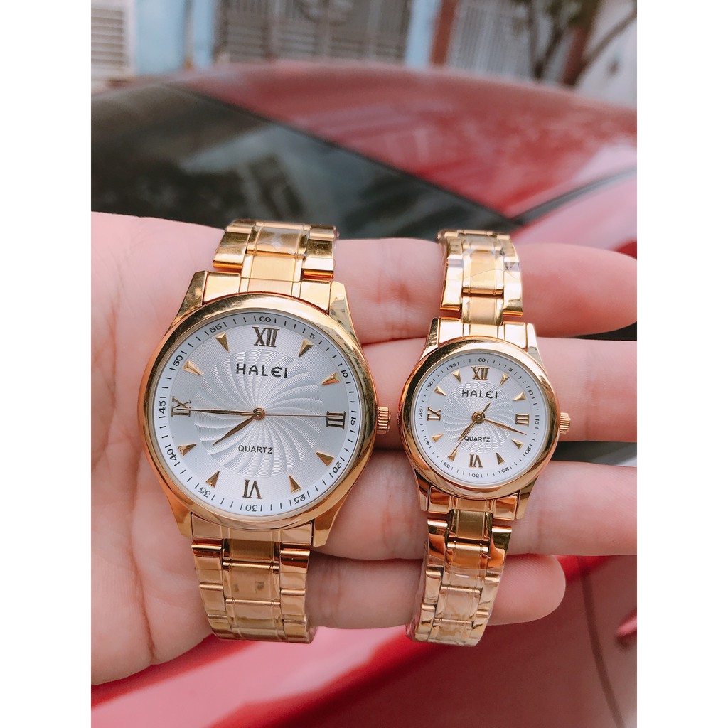 Đồng Hồ Đôi Nam Nữ Halei 489 Dây Kim Loại Chính Hãng | BigBuy360 - bigbuy360.vn
