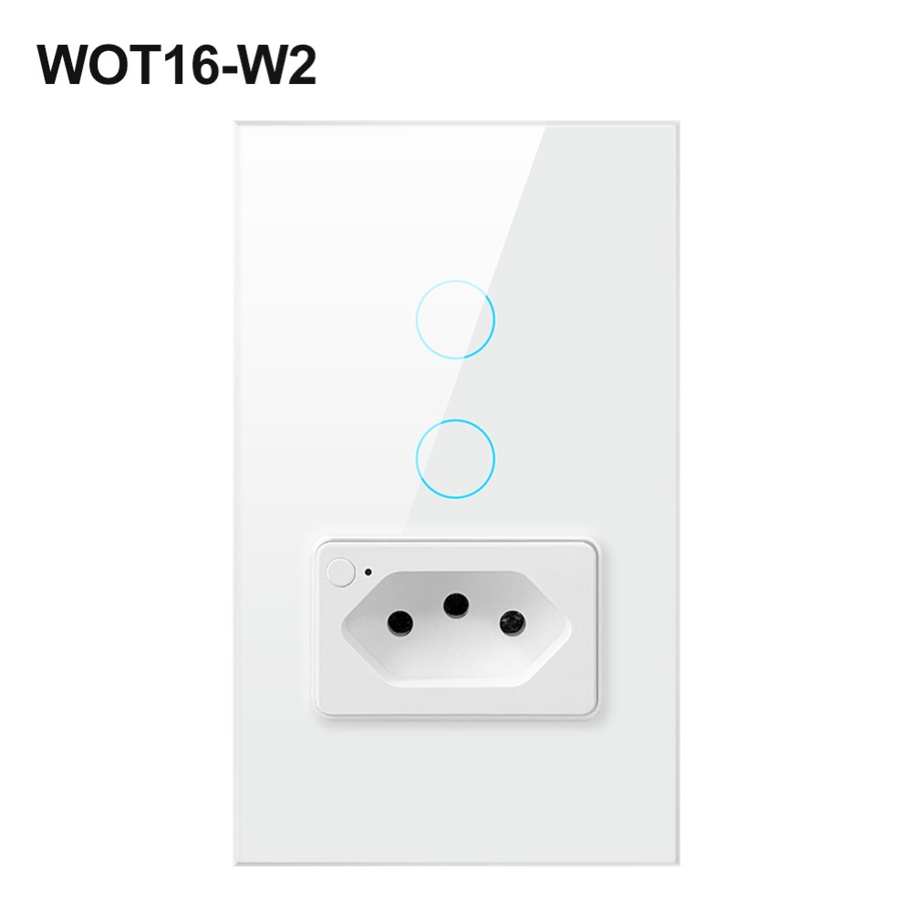 Tuya Wifi Công Tắc Thông Minh Ổ Cắm Chức Năng Lập Trình Brazil Nút Tiêu Chuẩn Công Tắc Đèn Thông Minh Hoạt Động Với Alexa Trợ Lý CUD01