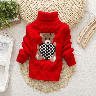 ÁO LEN HÌNH GẤU CHO BÉ TRAI GÁI SIZE 8-20KG