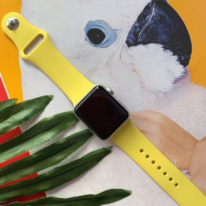 MIỄN PHÍ SHIP Dây đeo Apple Watch cao su cao cấp [CHỐNG BẨN] [ĐỦ SIZE 38 40 42 44] [Hơn 50 màu] SẢN PHẨM BÁN CHẠY NHẤT